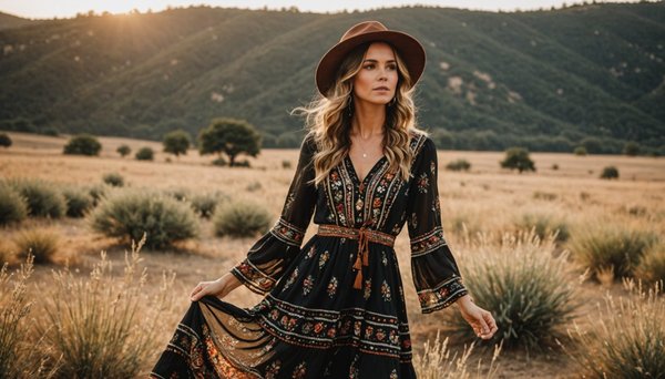 Les indispensables de la robe bohème chic pour été 2025